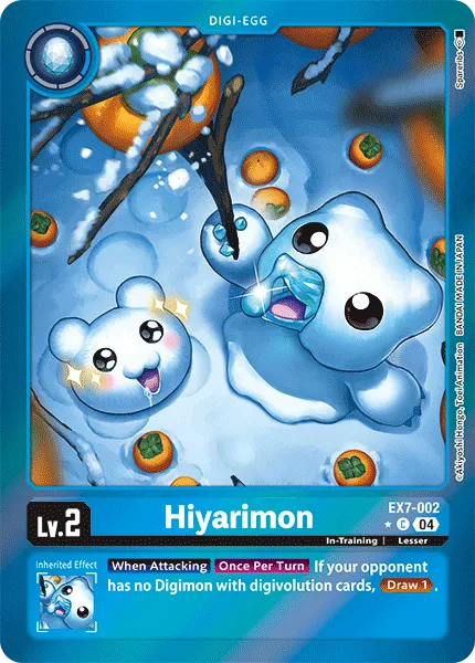 Hiyarimon &mdash; Digimon Card Game card