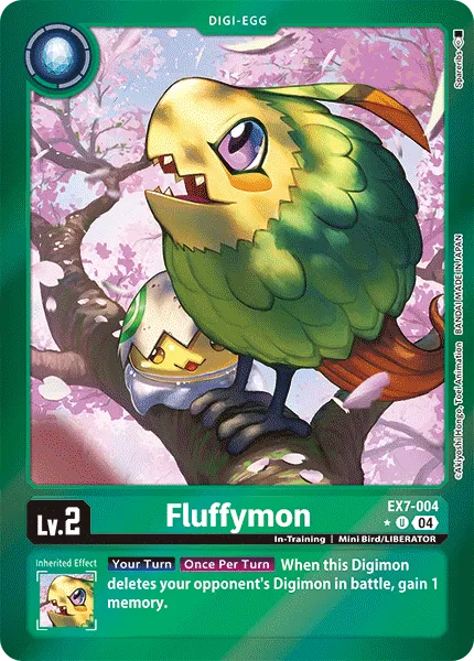 Fluffymon &mdash; Digimon Card Game card