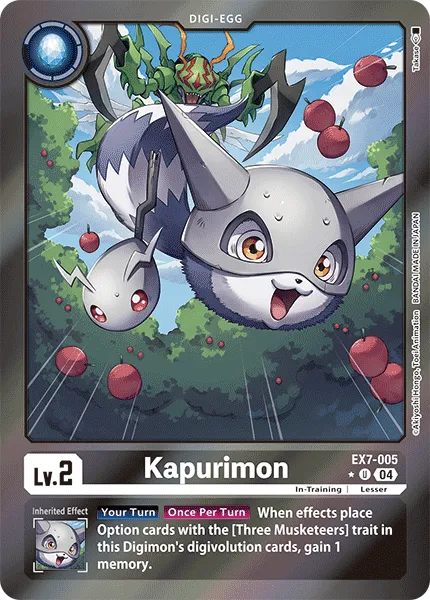 Kapurimon &mdash; Digimon Card Game card