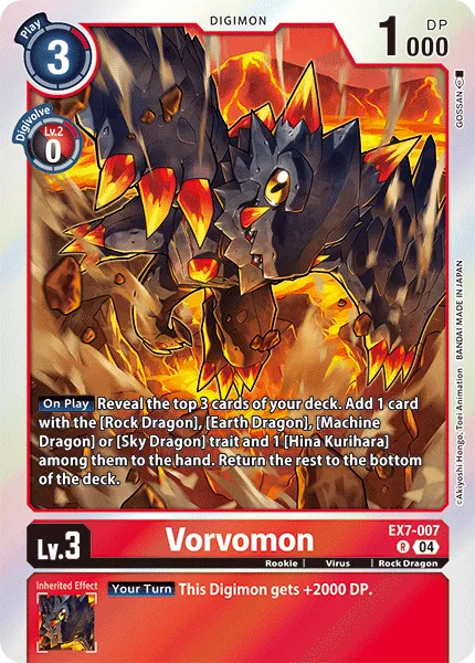Vorvomon &mdash; Digimon Card Game card