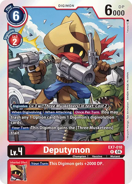 Deputymon &mdash; Digimon Card Game card