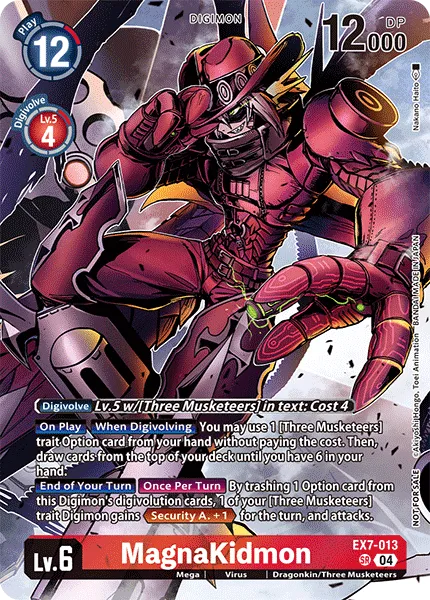 MagnaKidmon &mdash; Digimon Card Game card