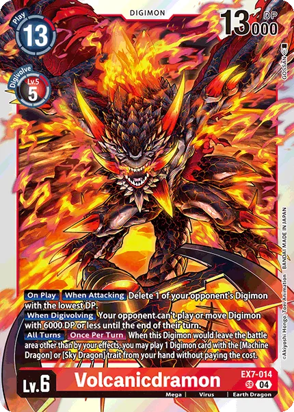 Volcanicdramon &mdash; Digimon Card Game card