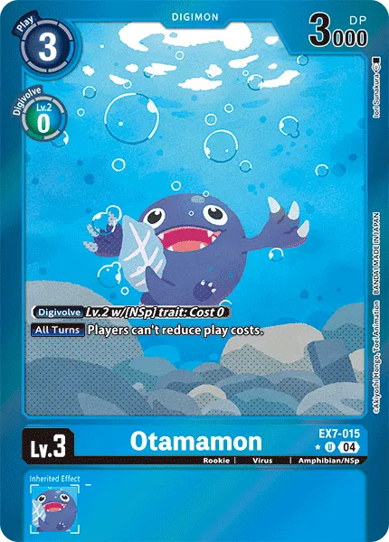 Otamamon &mdash; Digimon Card Game card
