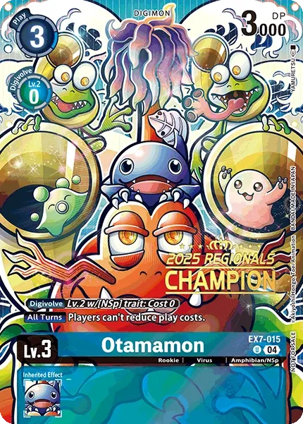 Otamamon &mdash; Digimon Card Game card