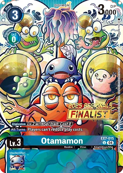 Otamamon &mdash; Digimon Card Game card