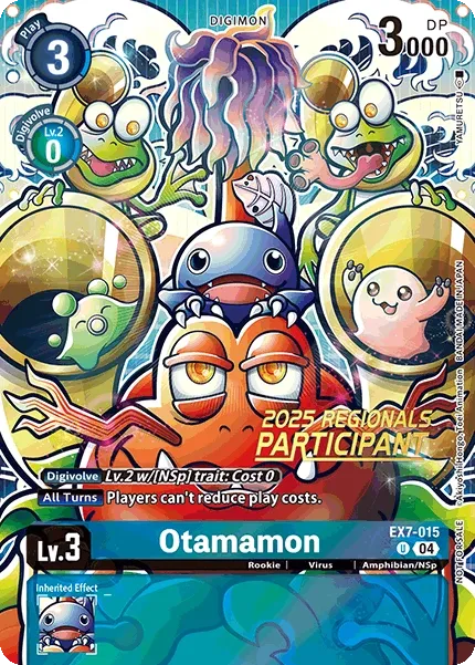 Otamamon &mdash; Digimon Card Game card