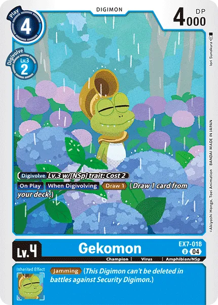 Gekomon &mdash; Digimon Card Game card