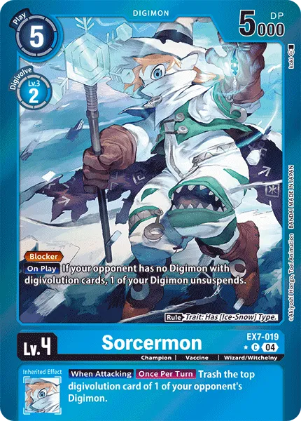 Sorcermon &mdash; Digimon Card Game card