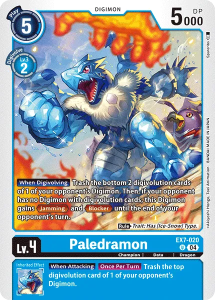 Paledramon &mdash; Digimon Card Game card