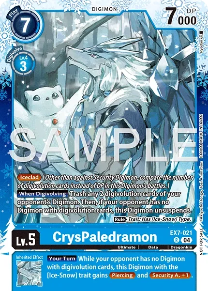 CrysPaledramon &mdash; Digimon Card Game card