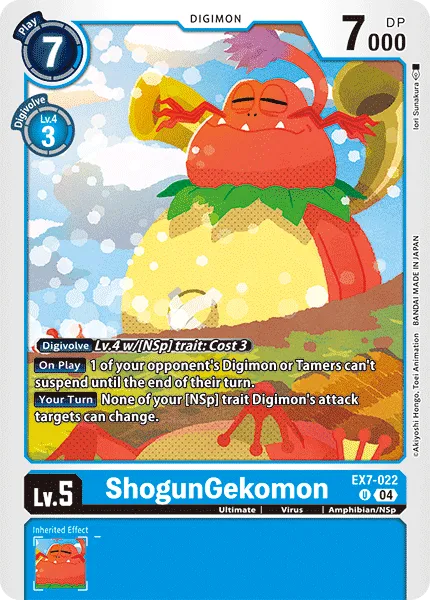 ShogunGekomon &mdash; Digimon Card Game card