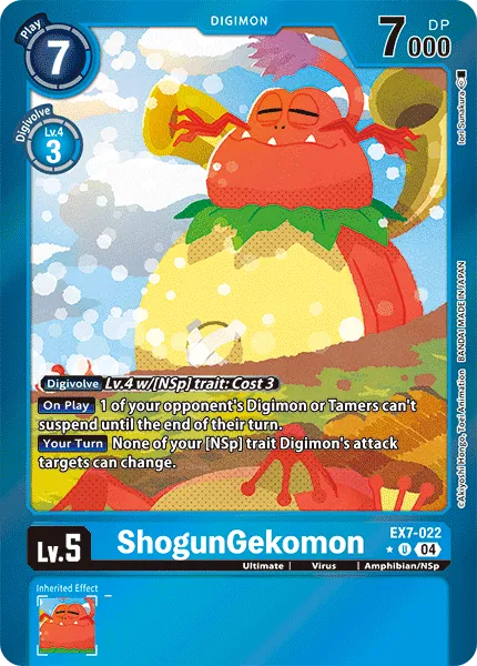 ShogunGekomon &mdash; Digimon Card Game card