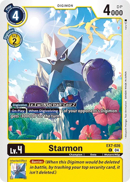Starmon &mdash; Digimon Card Game card