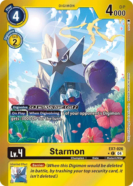 Starmon &mdash; Digimon Card Game card