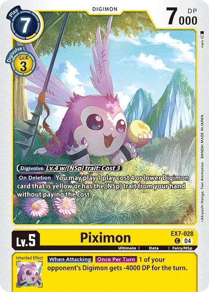 Piximon &mdash; Digimon Card Game card