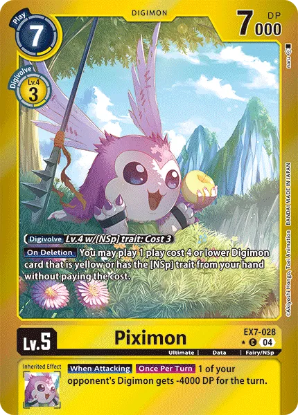 Piximon &mdash; Digimon Card Game card