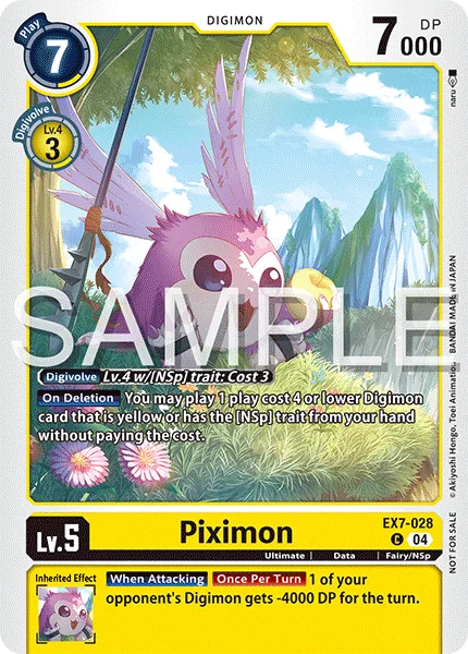 Piximon &mdash; Digimon Card Game card