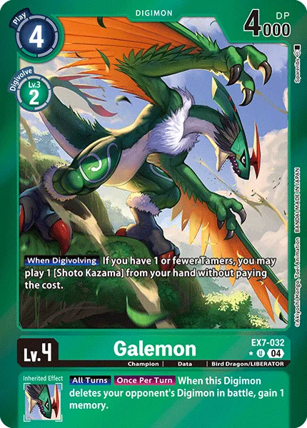 Galemon &mdash; Digimon Card Game card