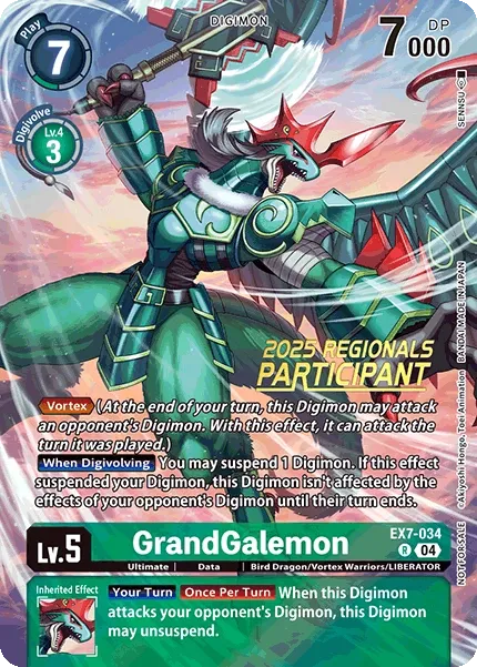 GrandGalemon &mdash; Digimon Card Game card