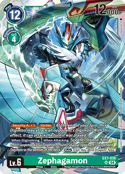 Zephagamon &mdash; Digimon Card Game card