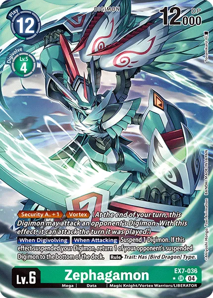Zephagamon &mdash; Digimon Card Game card