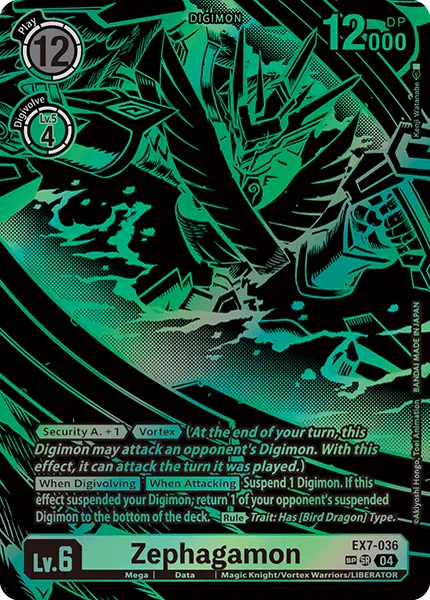 Zephagamon &mdash; Digimon Card Game card