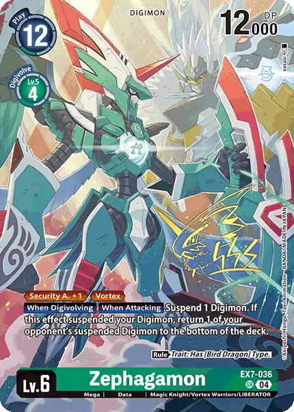 Zephagamon &mdash; Digimon Card Game card