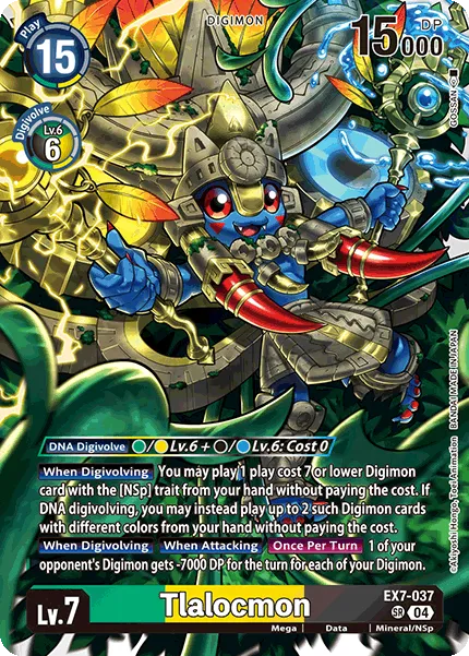 Tlalocmon &mdash; Digimon Card Game card