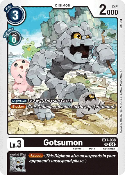 Gotsumon &mdash; Digimon Card Game card