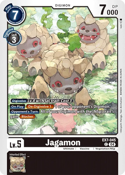 Jagamon &mdash; Digimon Card Game card