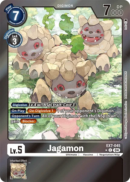 Jagamon &mdash; Digimon Card Game card