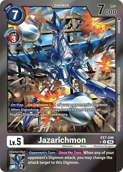 Jazarichmon &mdash; Digimon Card Game card