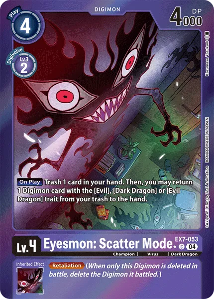 Eyesmon: Scatter Mode &mdash; Digimon Card Game card