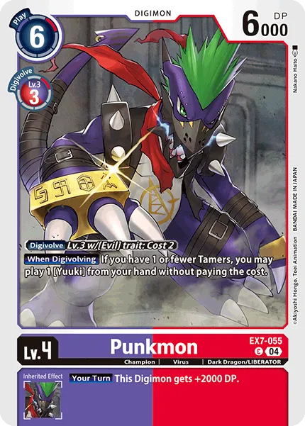 Punkmon &mdash; Digimon Card Game card
