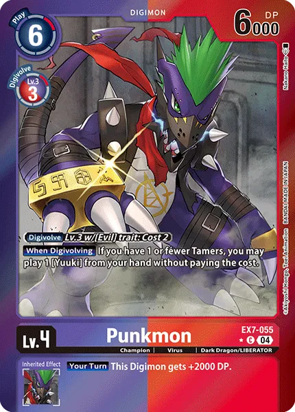 Punkmon &mdash; Digimon Card Game card