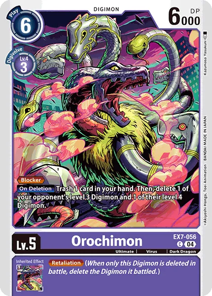Orochimon &mdash; Digimon Card Game card