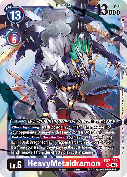 HeavyMetaldramon &mdash; Digimon Card Game card