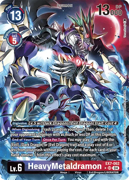 HeavyMetaldramon &mdash; Digimon Card Game card