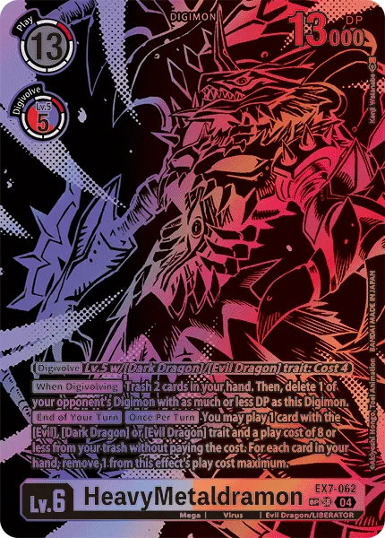 HeavyMetaldramon &mdash; Digimon Card Game card