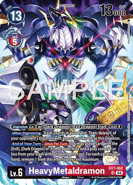 HeavyMetaldramon &mdash; Digimon Card Game card