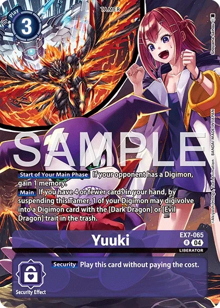 Yuuki &mdash; Digimon Card Game card