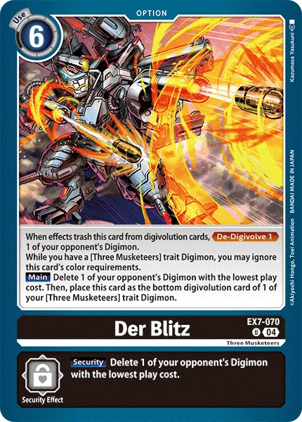 Der Blitz &mdash; Digimon Card Game card