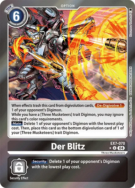 Der Blitz &mdash; Digimon Card Game card