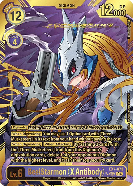 BeelStarmon (X Antibody) &mdash; Digimon Card Game card