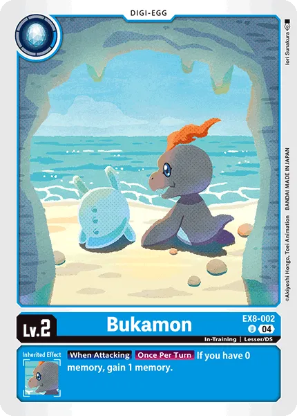 Bukamon &mdash; Digimon Card Game card