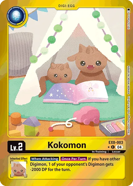 Kokomon &mdash; Digimon Card Game card