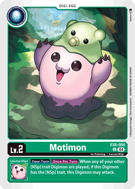 Motimon &mdash; Digimon Card Game card