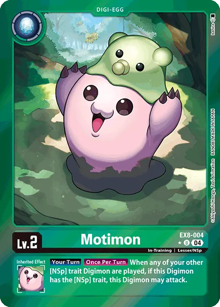 Motimon &mdash; Digimon Card Game card