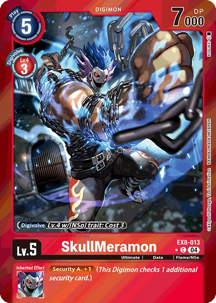 SkullMeramon &mdash; Digimon Card Game card
